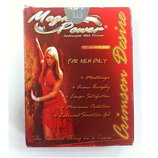 Tissue / Tisu Magic Power Crimson Desire Merah