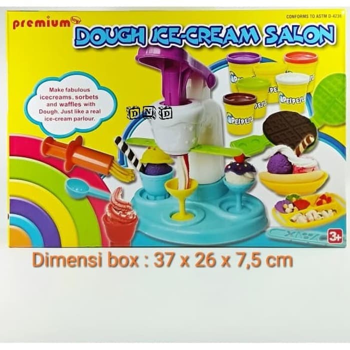 dough ice cream cart playset