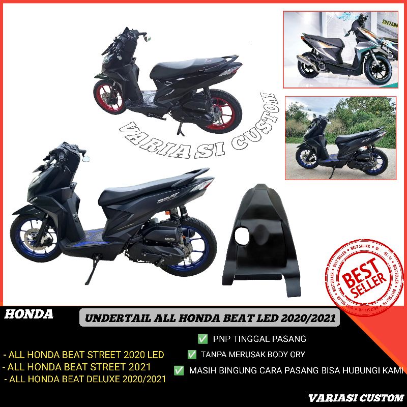 Undertail Honda Beat Led New 2021 2023 Tipe Cbs Iss Aksesoris Variasi Custom