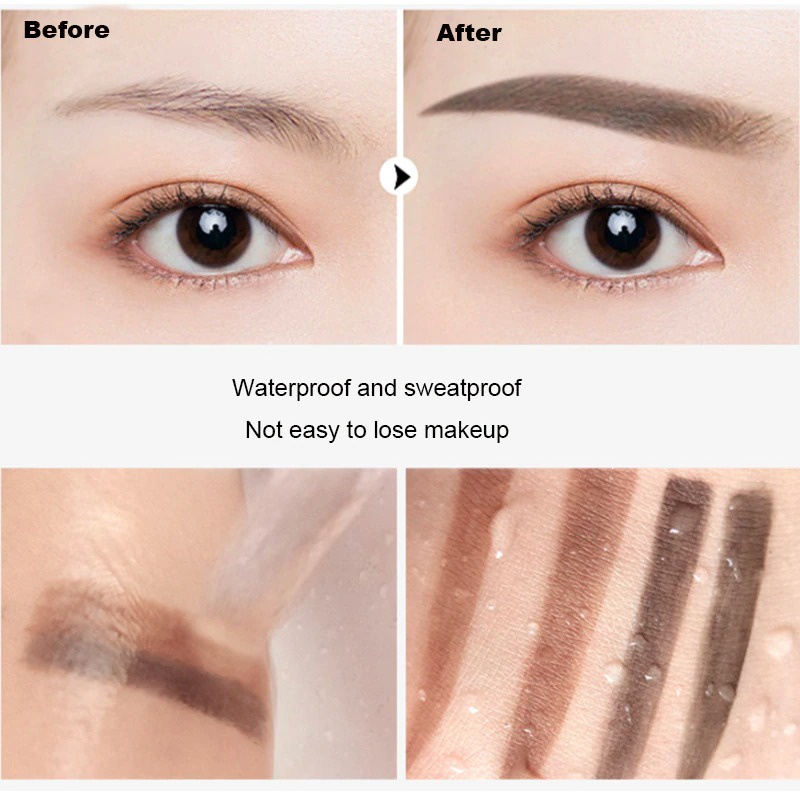 Cetakan Alis Instan Alis Instant Power Stamp Eyebrow Stempel Pensil Alis