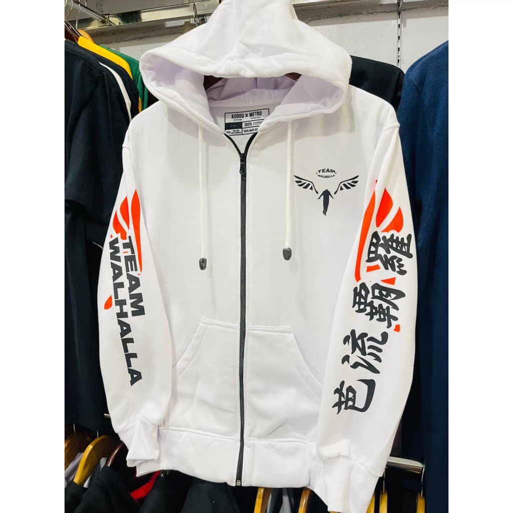 Jaket Hoodie Tokyo Revengers Team Walhalla Tokyo Manji Touman / jaket pria distro jepang / jaket cowok terbaru 2021 / sweater jepang / Sweater Hoodie Tokyo Revengers Team Walhalla Mikey Draken Size Anak dan Dewasa / Hoodie Anime Jepang