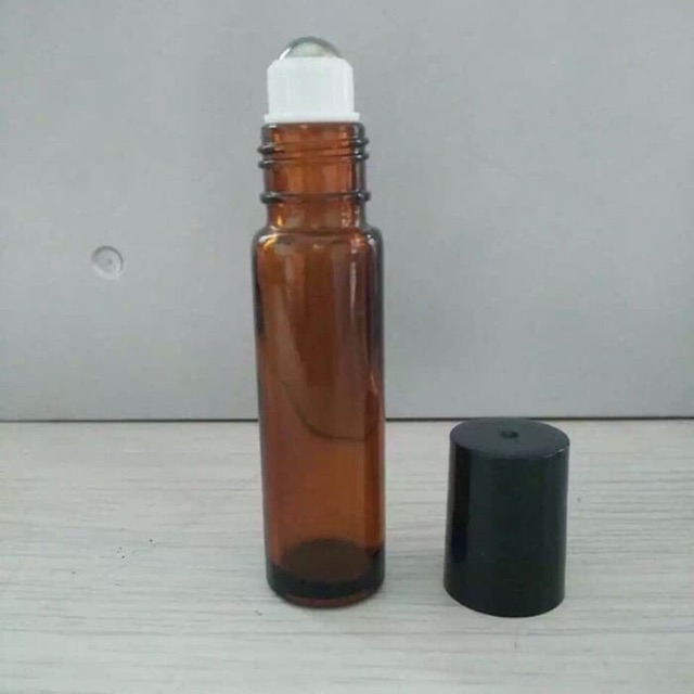  Botol  Kaca Roll On Kosong ukuran  10  ml  untuk Essential Oil 