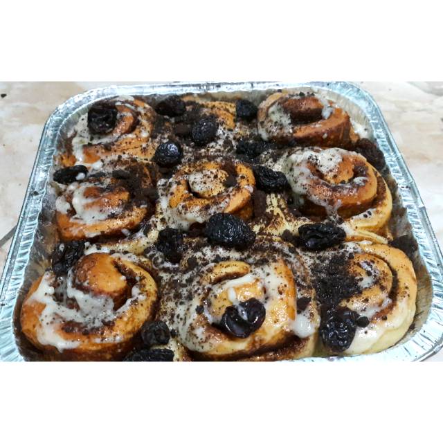 

Premium Cinnamon Roll. Order JKT ONLY By Go-send/ Grab-send. Pengiriman dihari minggu