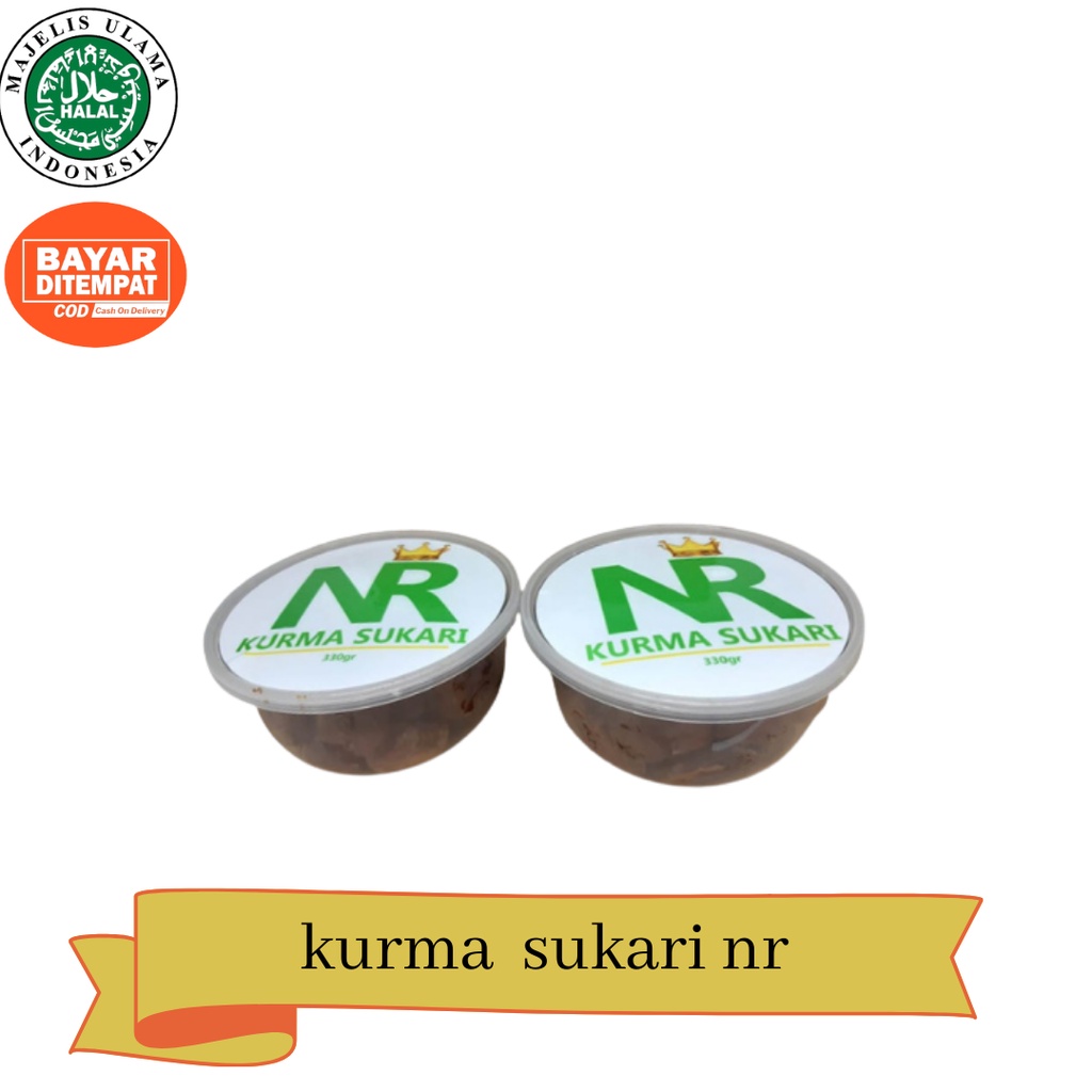 

Kurma Sukari Nr 330gr Toples premium / Kurma Basah / Kurma Ruthob / Kurma Kering