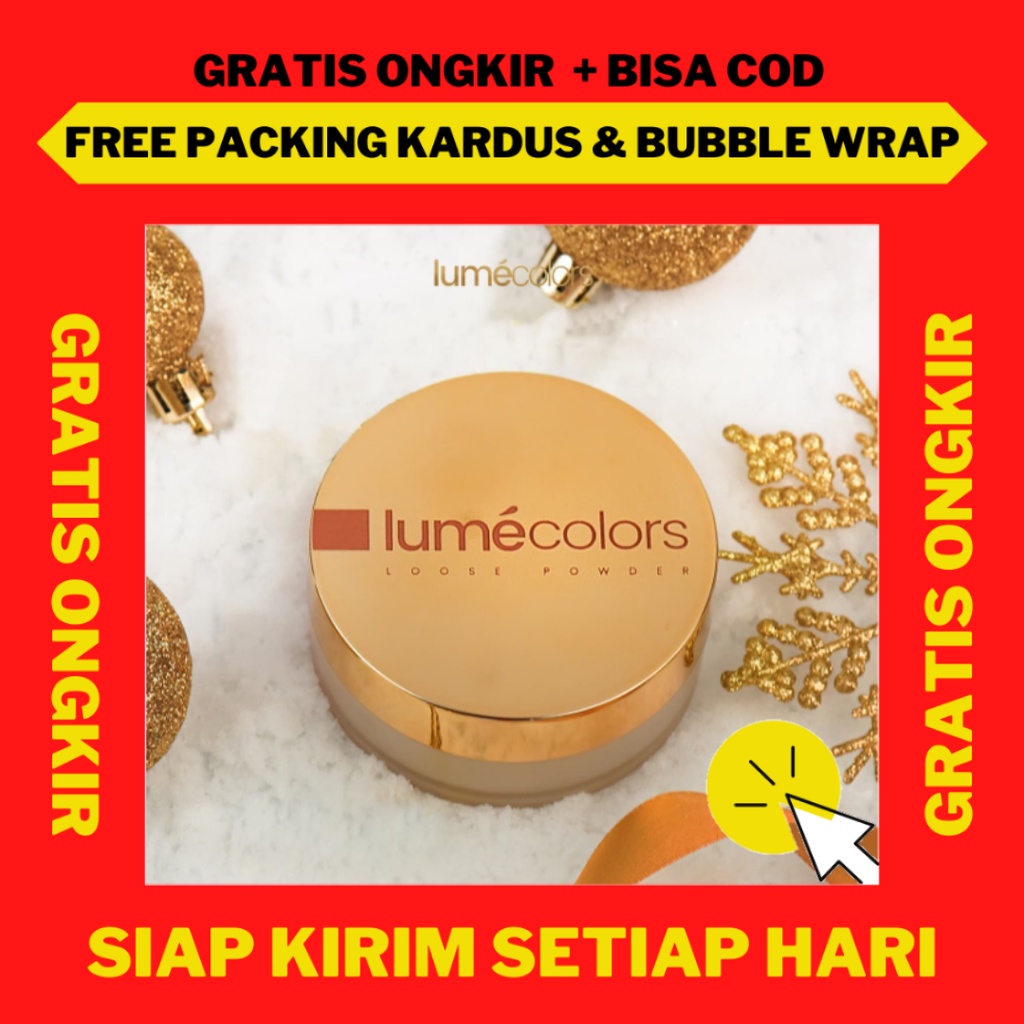 Loose Powder Lumecolors, Bedak Tabur Lumecolors, Loose Powder Lumecolors Oil Control Lumecolors, Loo