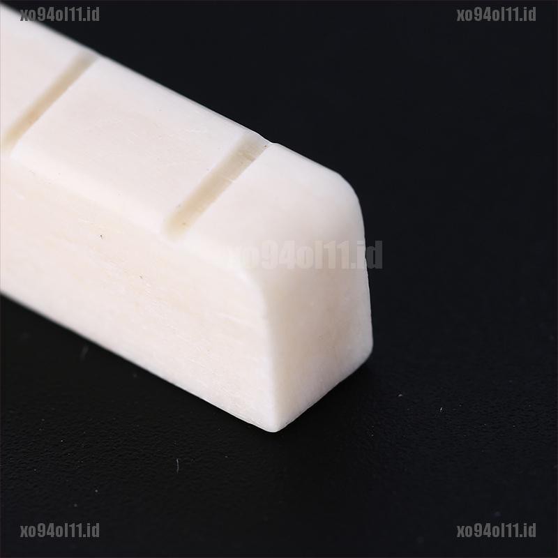 【XO^COD】White Guitar Parts 6 String Classical Guitar Bone Bridge Saddle And Nut Se