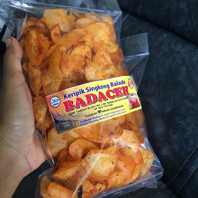 

Keripik balado kering +ebi dan daun kunyit