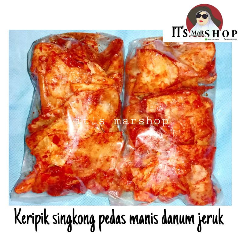 

Keripik Singkong pedas manis daun jeruk