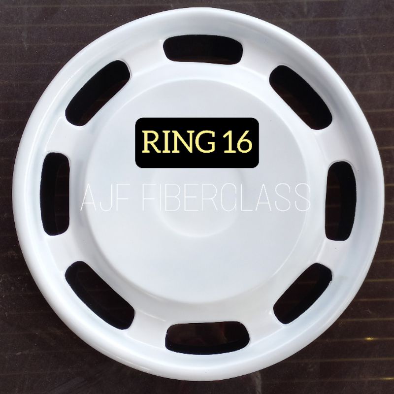 1pcs wheeldop truk/canter/bus ring 16 warna putih