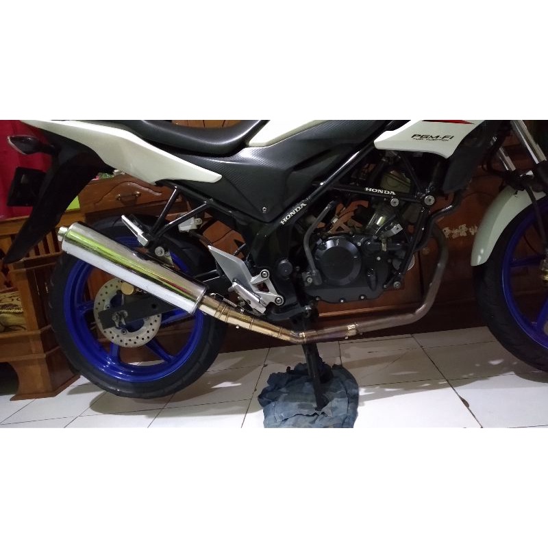 Knalpot Ori Satria Fu CKD Ori fullset for Old Cb150r