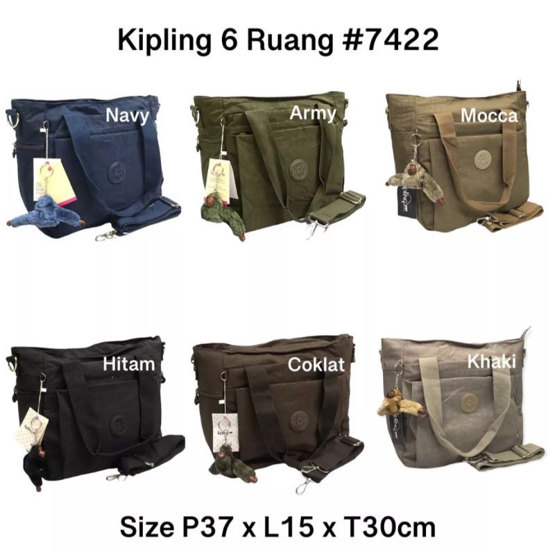 Tas Handbag selempang wanita nylon import - 7422