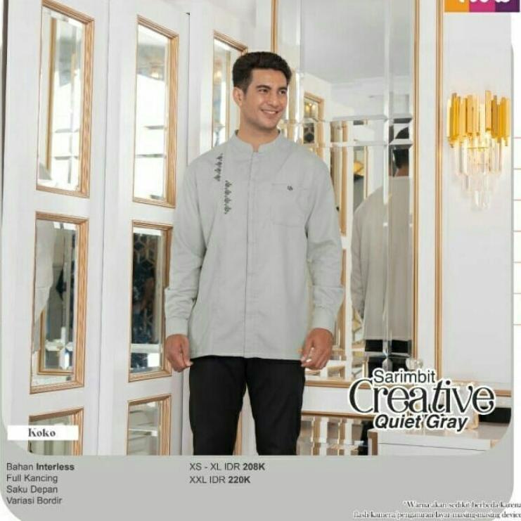 SALEE.. Koko Nibras Nsk 91 Maroon Sarimbit Keluarga Lengan Panjang