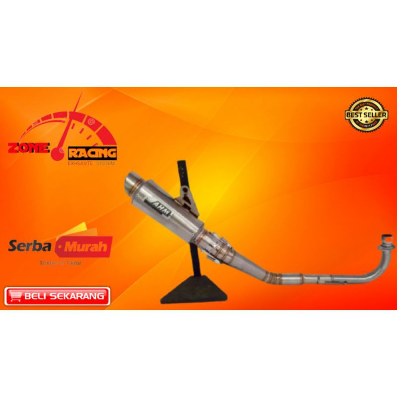 Knalpot AHM Jupiter Vega Supra Smash Shogun Blade Revo Legenda Gren Mx New Mx King C70 Dll