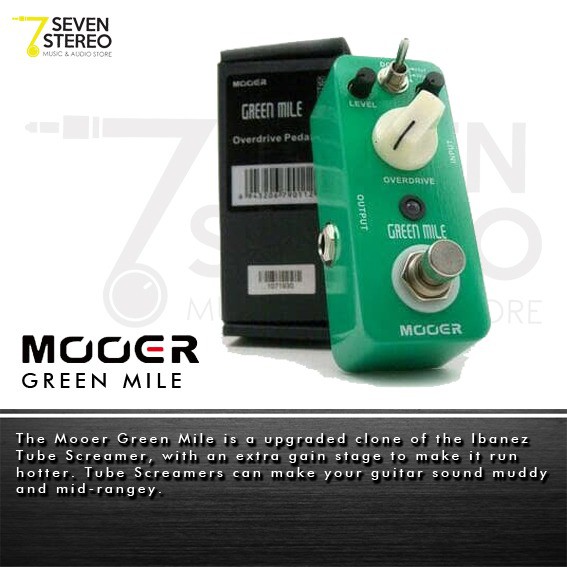 Mooer Green Mile Overdrive Guitar Effect Pedal