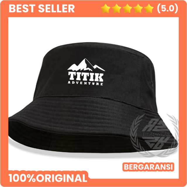 Topi Gunung Pria Anti Panas Bucket Hat Topi Bucket Cod 6 Model Sablon