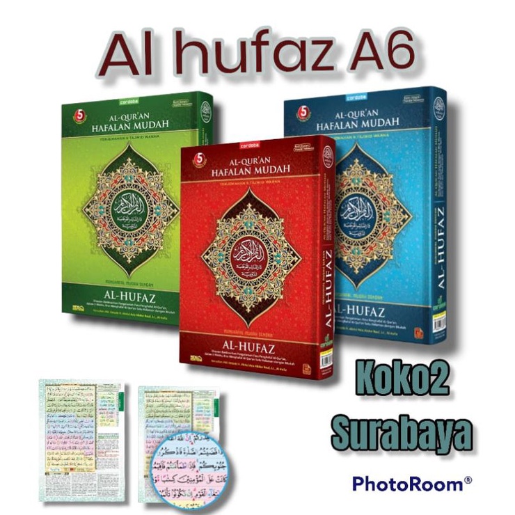 ALQURAN AL HUFAZ UKURAN A6 HC - ALQURAN HAFALAN MUDAH TERJEMAHAN CORDOBA