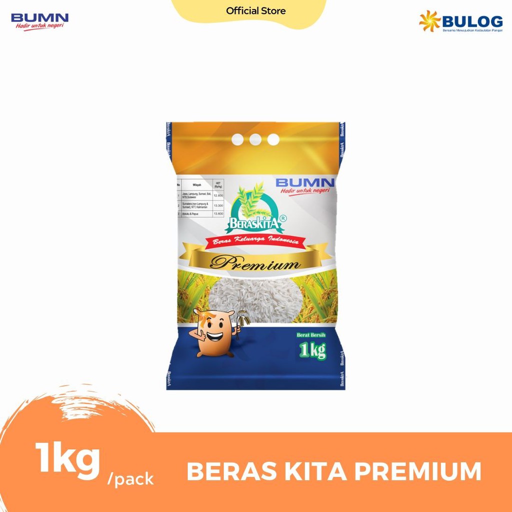 Beraskita Premium Kemasan 1 Kg Indonesia