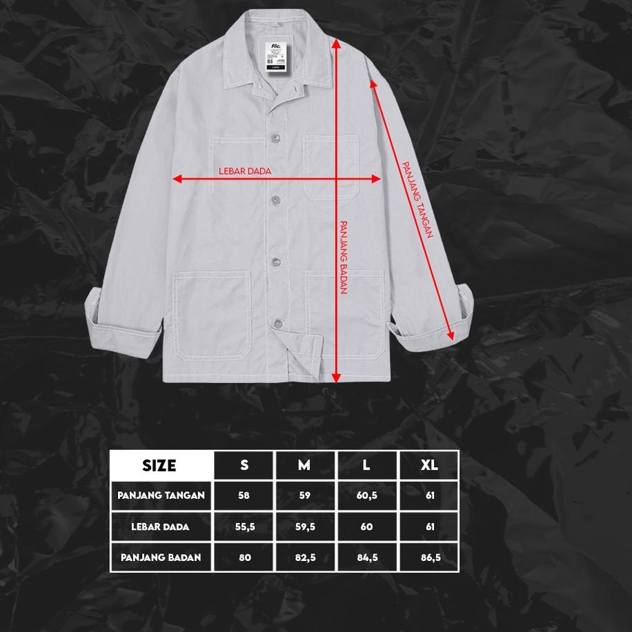 Paling Diminati.. FLICWORLD - Pleasure Internal Overshirt Jacket Army