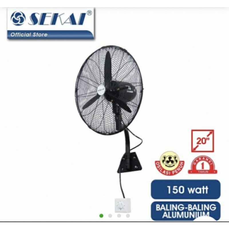 kipas angin dinding sekai industrial IWF 2038 20 INCH