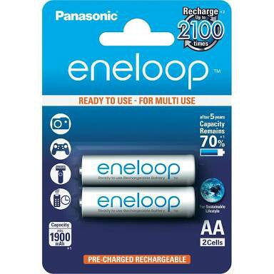 PANASONIC ENELOOP AA (2pc) Baterai - Rechargeable Battery