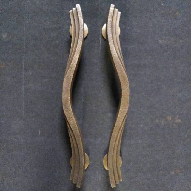 Handle Pintu Kuningan / Brass Door Pull - Kipas 02 Juwana