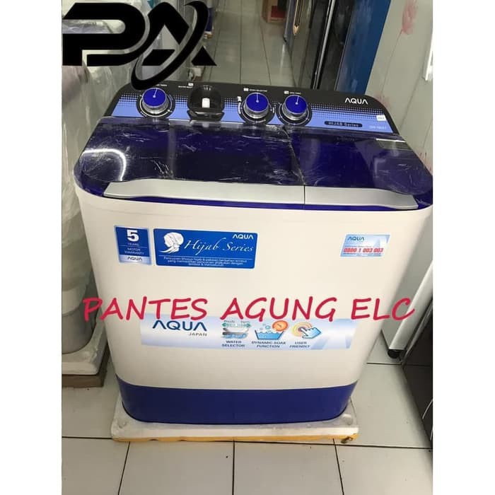 MESIN CUCI 2 TABUNG AQUA QW780XT/ QW750XT  7KG