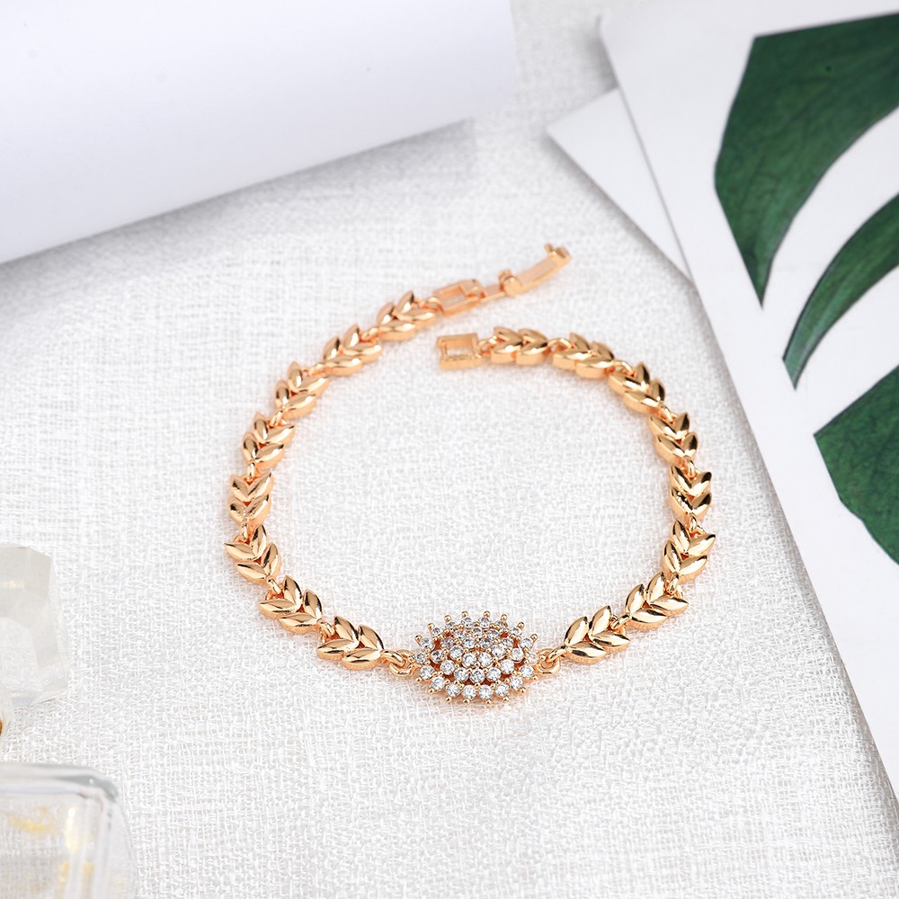 gelang rose gold gelang perempuan gelang model terbaru gelang wanita terbaru D236