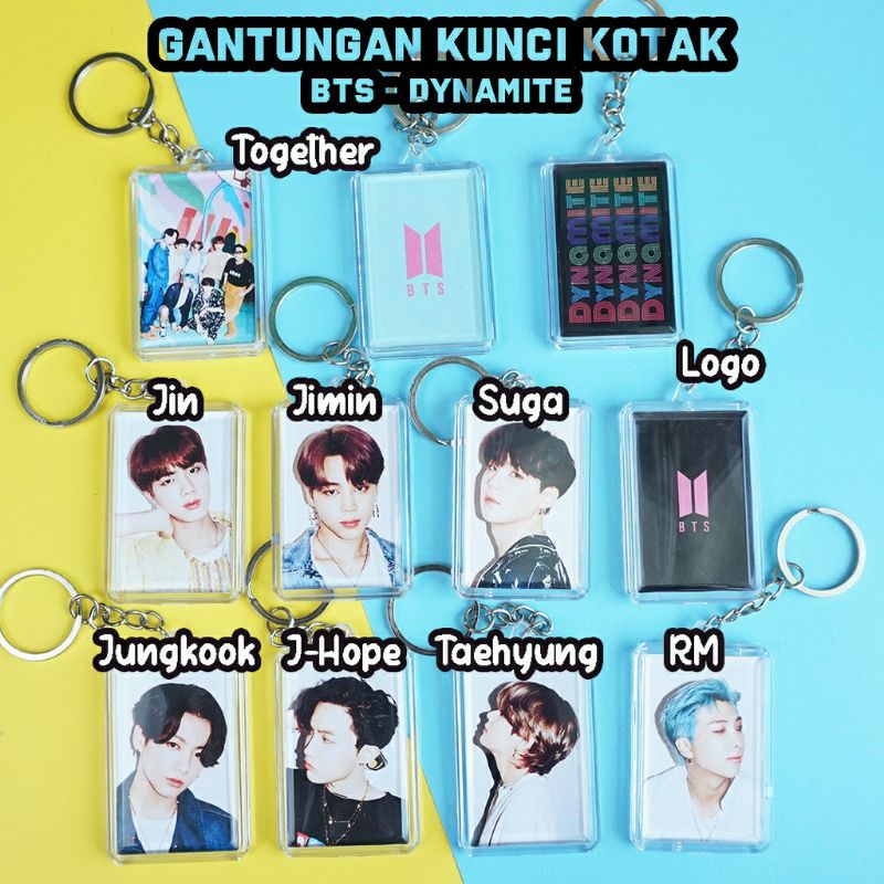 Gantungan kunci BTS Dynamite gantungan kunci akrilik gantungan kunci acrylic merch bts