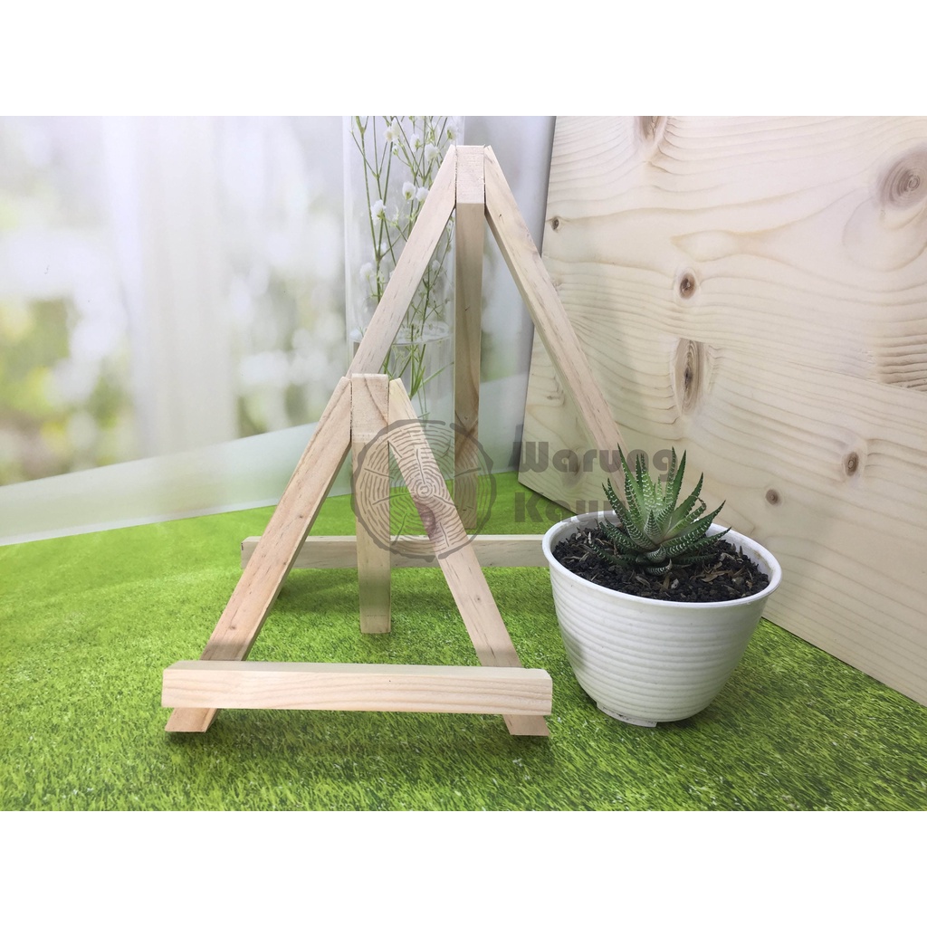 CUCI GUDANG Projects Stand Easel / Stand meja Kayu Solid Penyangga foto walldecor