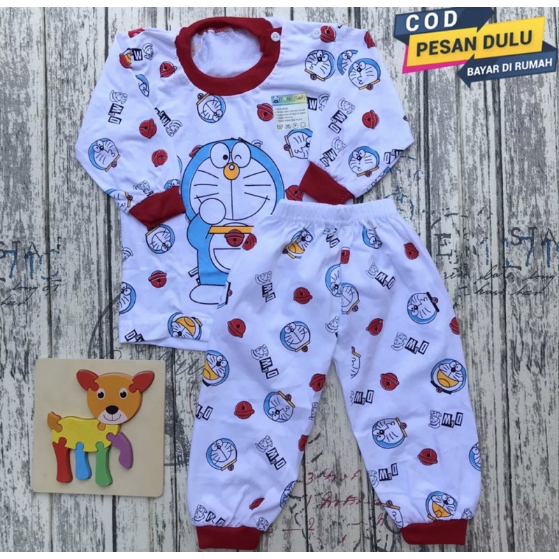 Setelan Baju Bayi Piyama Bayi Lengan Panjang Baju Tidur Bayi DNW BABY