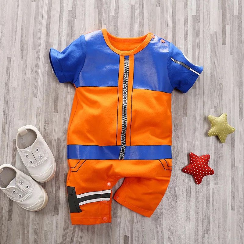 Jumper Bayi Karakter Anime Naruto Lengan Pendek 0-2tahun / Baju Bayi ANIME COLLECTION lucu kualitas premium-2