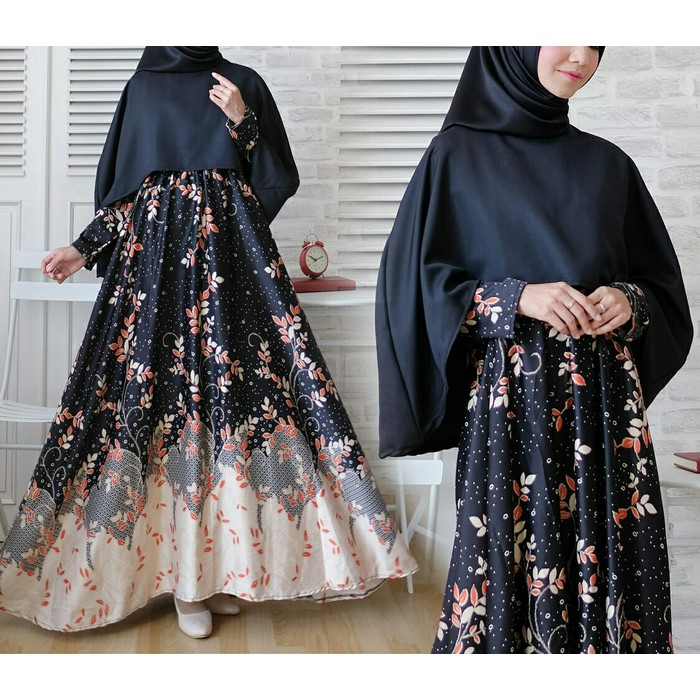 GAMIS SYARI ANNAJAH CAPUCCINO 900GR 110 140 ALLSIZE GAMIS SYARI BUSUI CADAR CREPE HQ POLOS MURAH I.