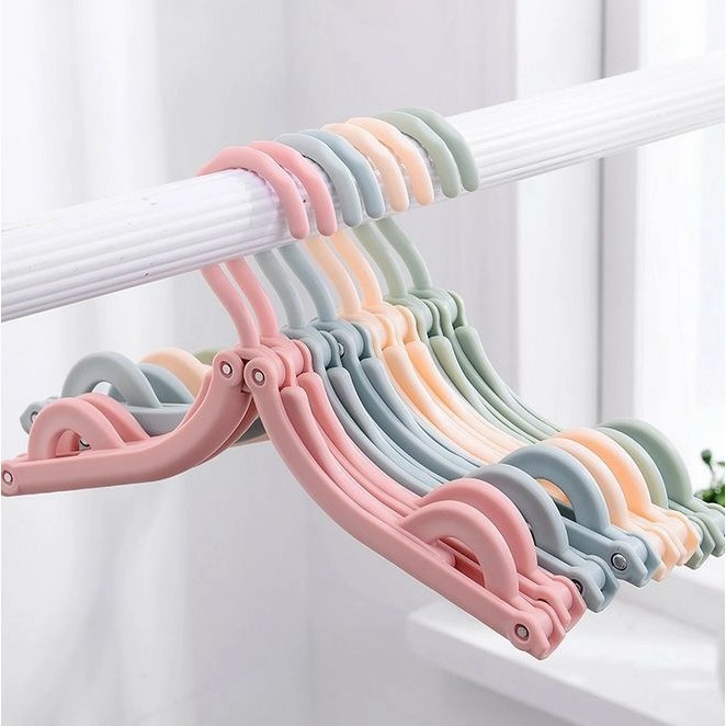 [ASS] GANTUNGAN BAJU JEMURAN HANGER BAJU LIPAT PORTABLE FOLDABLE