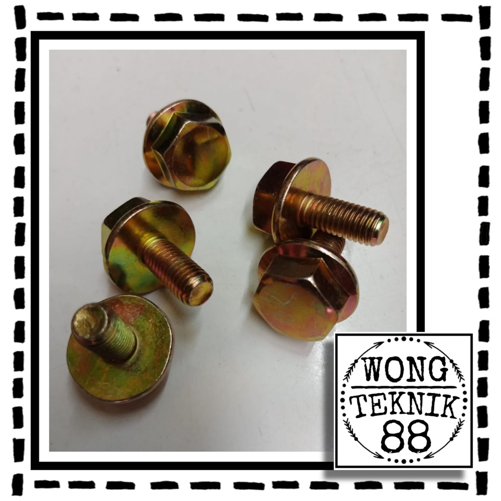 Baut Pisau Mesin Pemotong rumput Gendong drat putar kiri segala merk