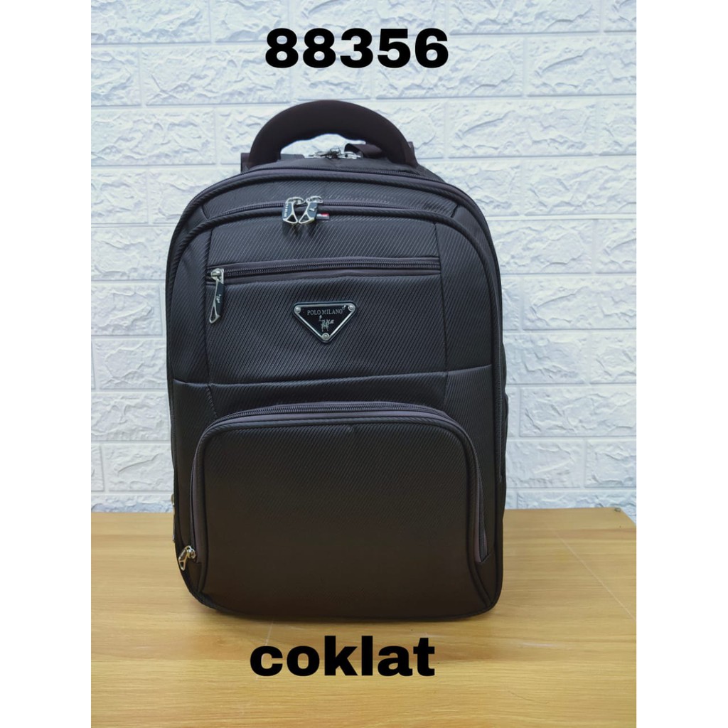 TAS RANSEL LAPTOP POLO MILANO 88356 - RANSEL MURAH PRIA Tas Pria FITUR USB TAS RANSEL KEREN