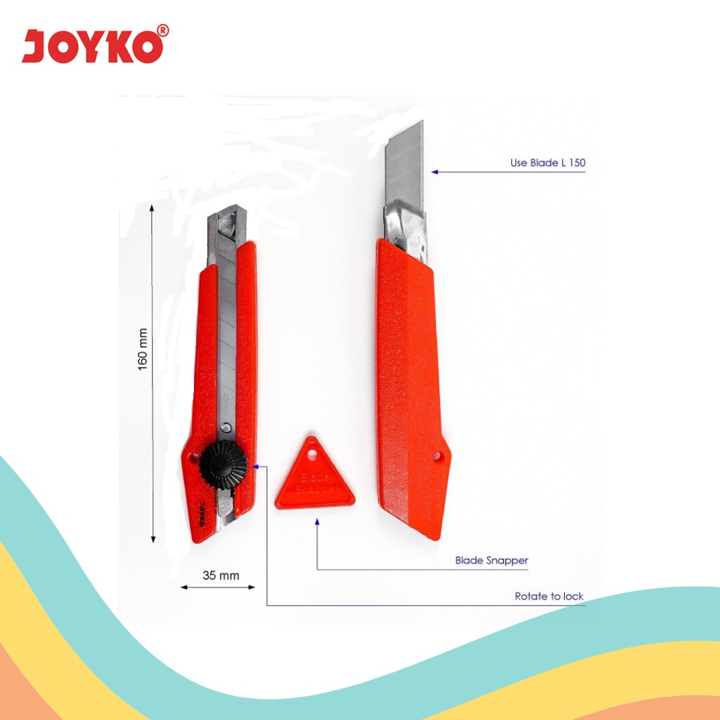 

CUTTER JOYKO L-500 (FREE ISI CUTTER 1 PCS) (1 PCS)