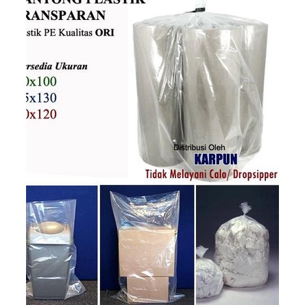 ♬ Kantong Plastik Bening Transparan Besar 90x120 ۩
