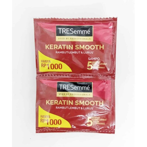 TRESEMME - SHAMPOO KERATIN SMOOTH SACHET 9mL