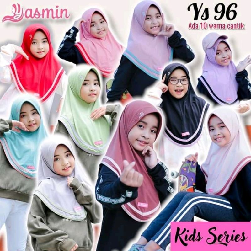 JILBAB YASMIN ANAK HIJAB KIDS YS 96