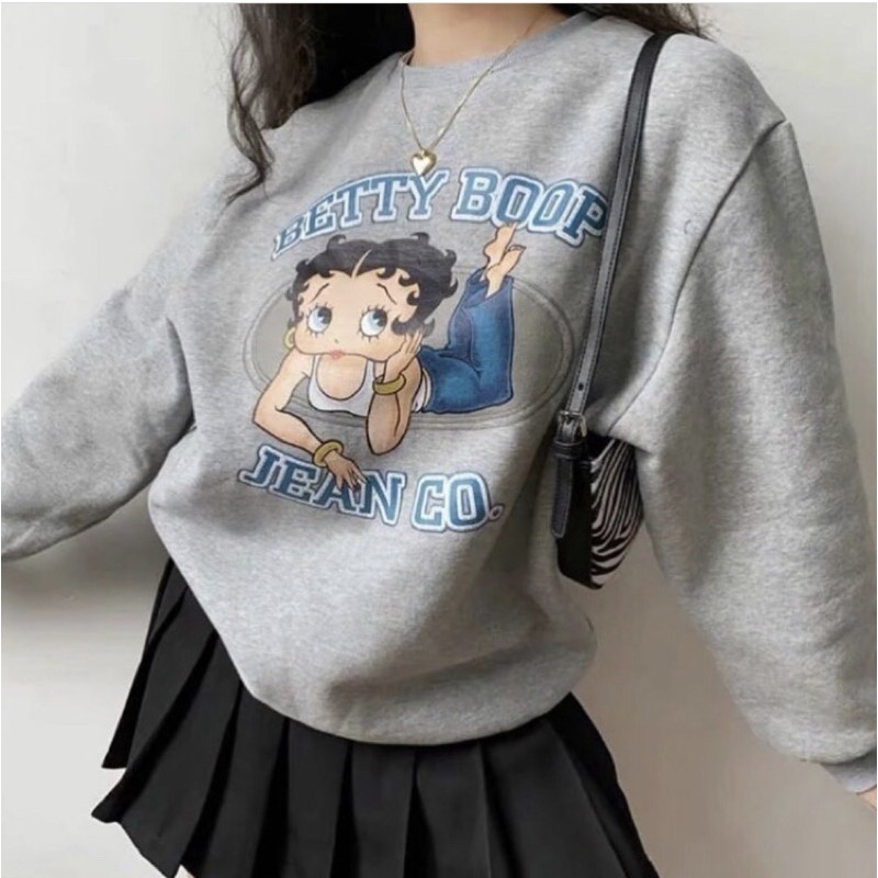 betty boop jean co sweater - classychic
