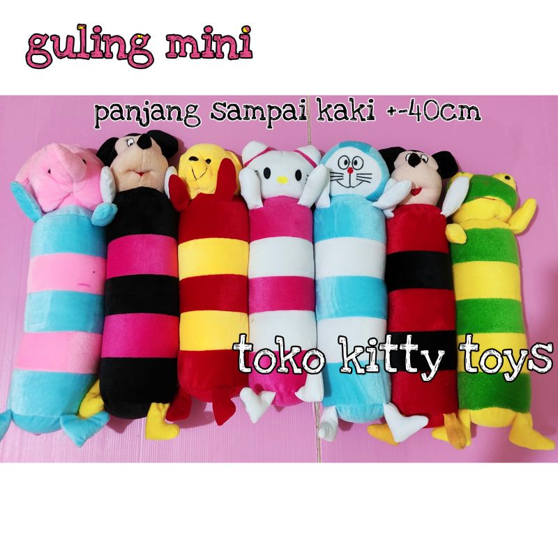 boneka guling kecil karakter gajah doraemon
