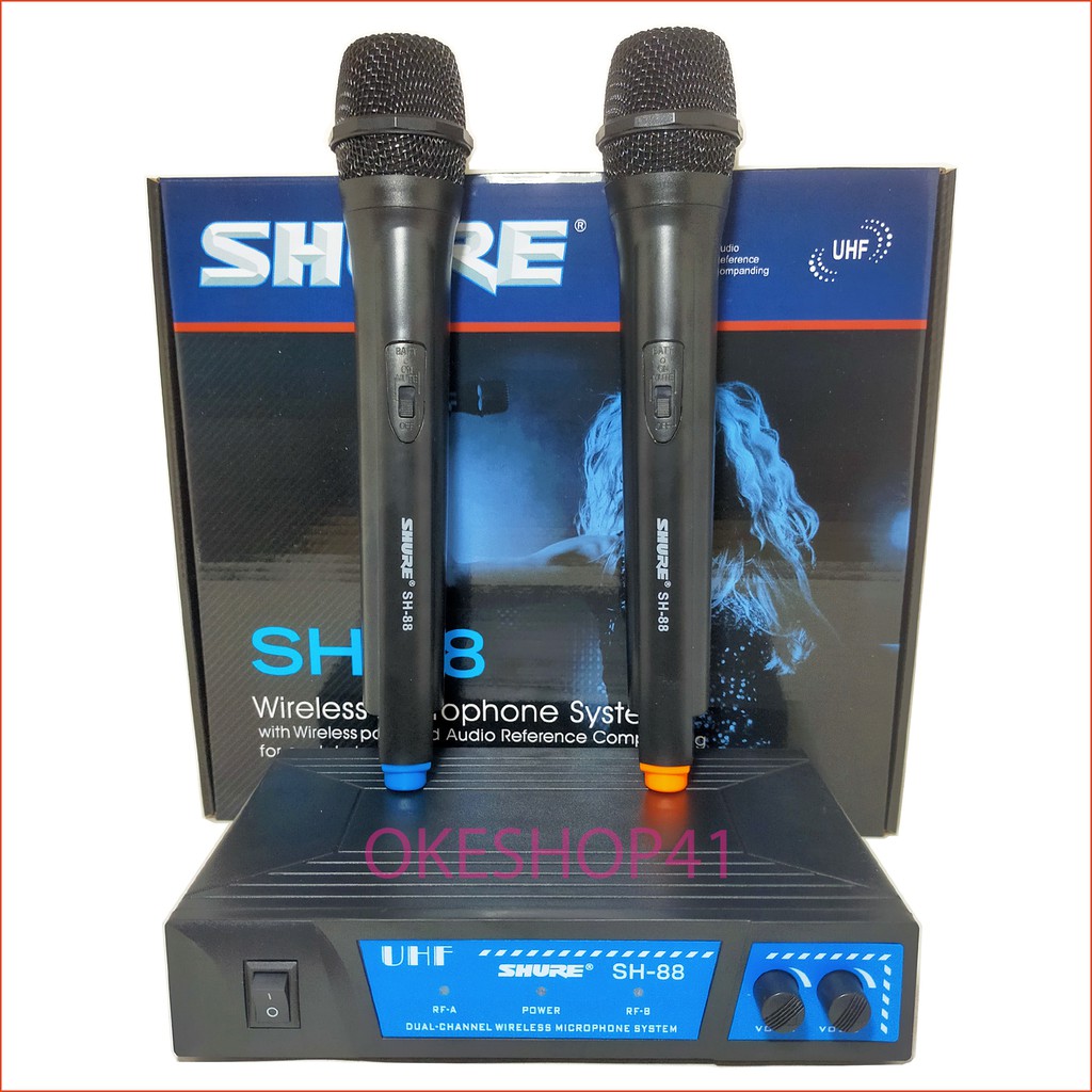 Jual Shure Microphone Wireless Mic Shure Sh Mikrofon Handheld