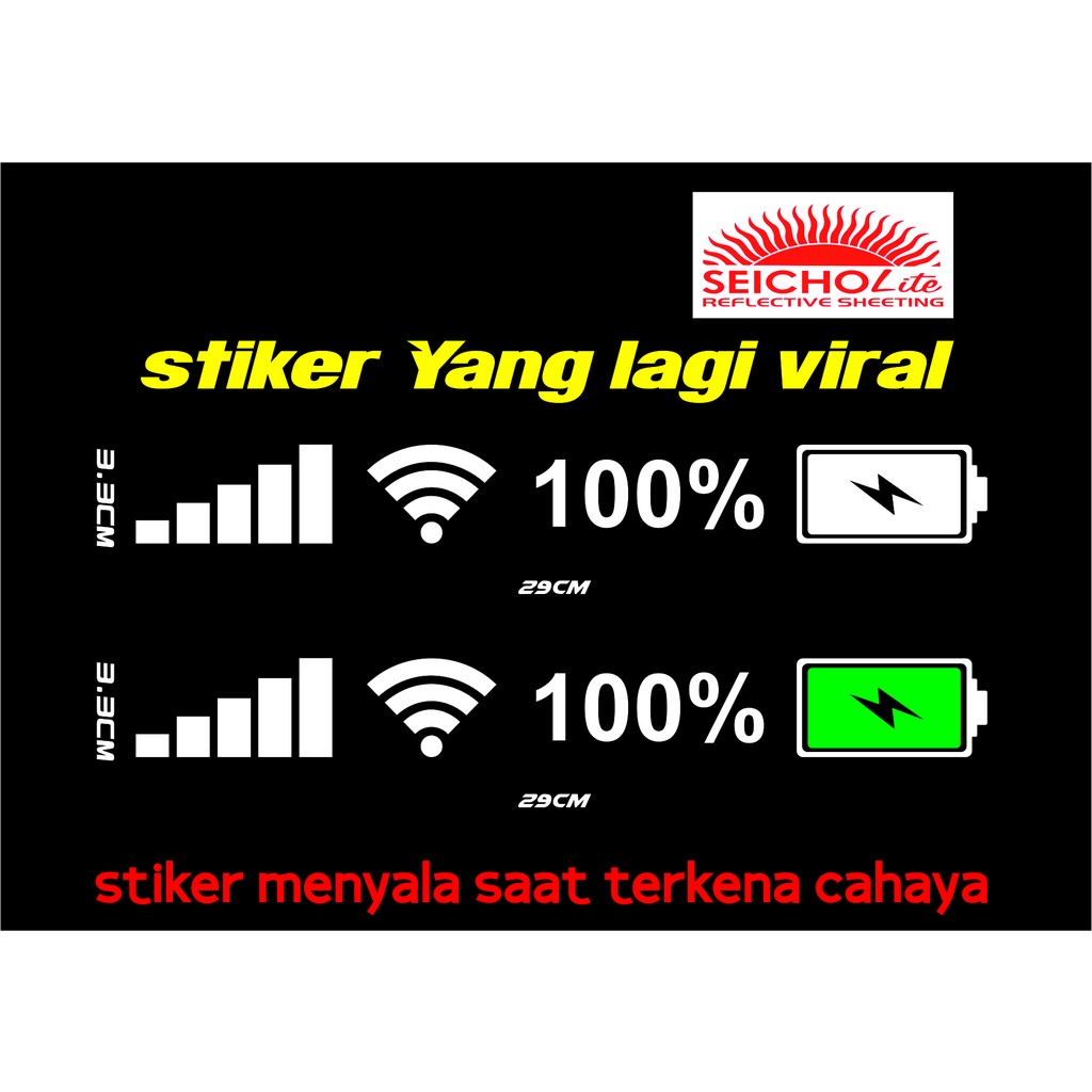 [BISA COD] Stiker Kaca Depan Mobil Motor Sinyal WiFi HP PhoneDaya Vinil Decal Ponsel Stiker Mobil Eksterior Otomatis Aksesori Dekoratif Decal Viral Cutting Sticker Mobil Motor