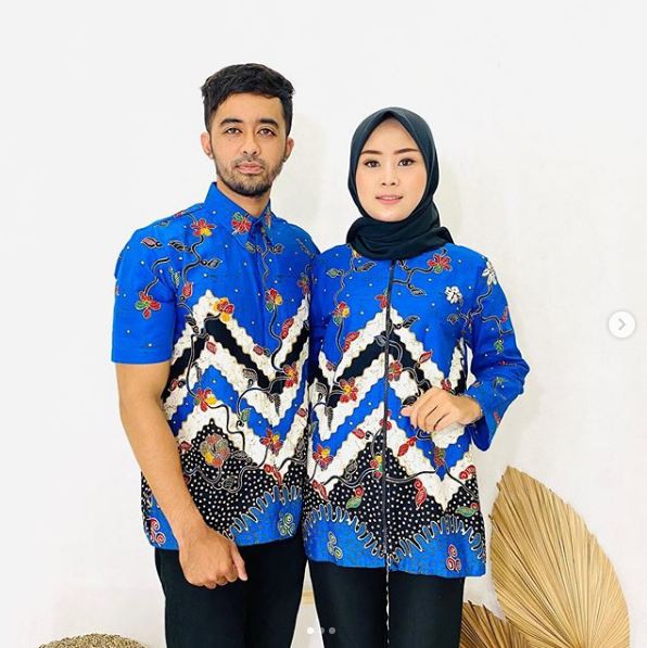 Baju Batik Sarimbit / Atasan Jaket Batik Cewek / Hem Batik Cowok/ Batik Murah