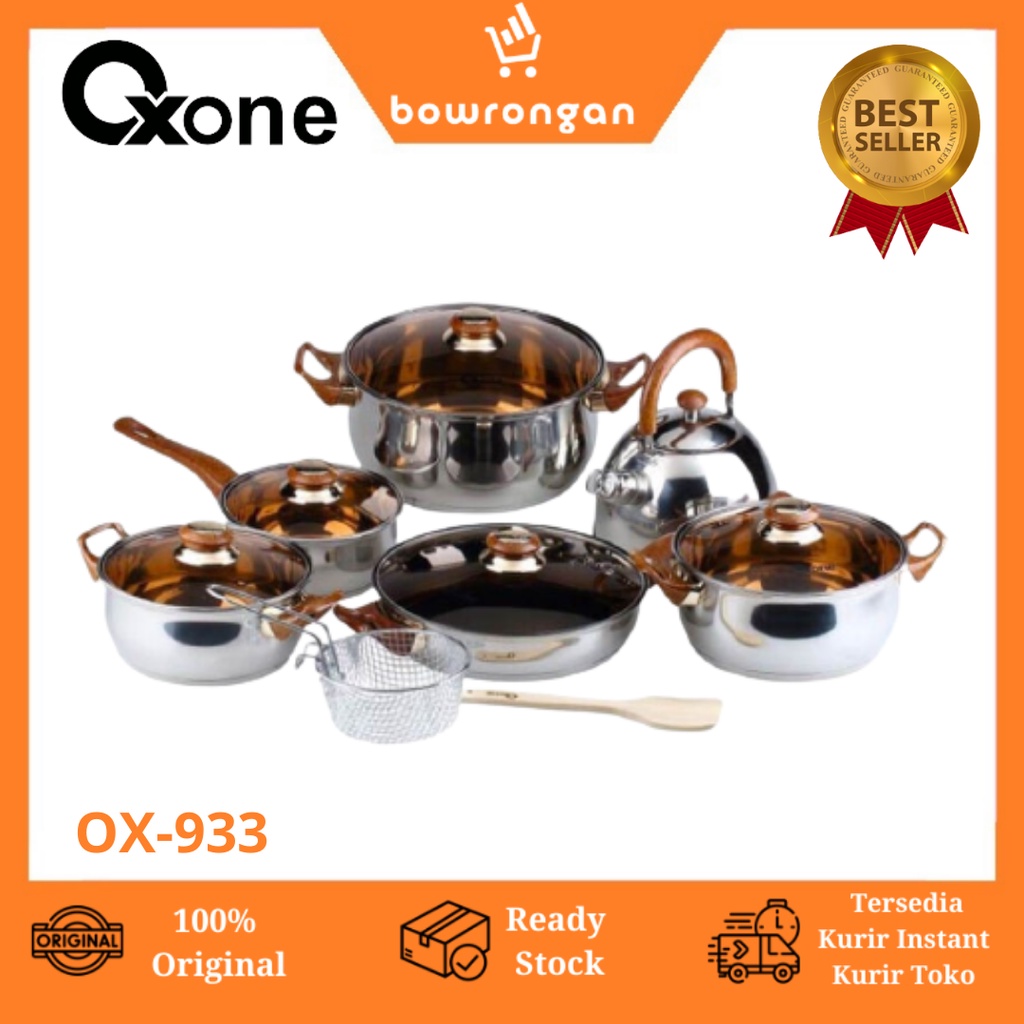 OXONE Panci Set Eco Cookware Set Stainless Alat Masak OX-933