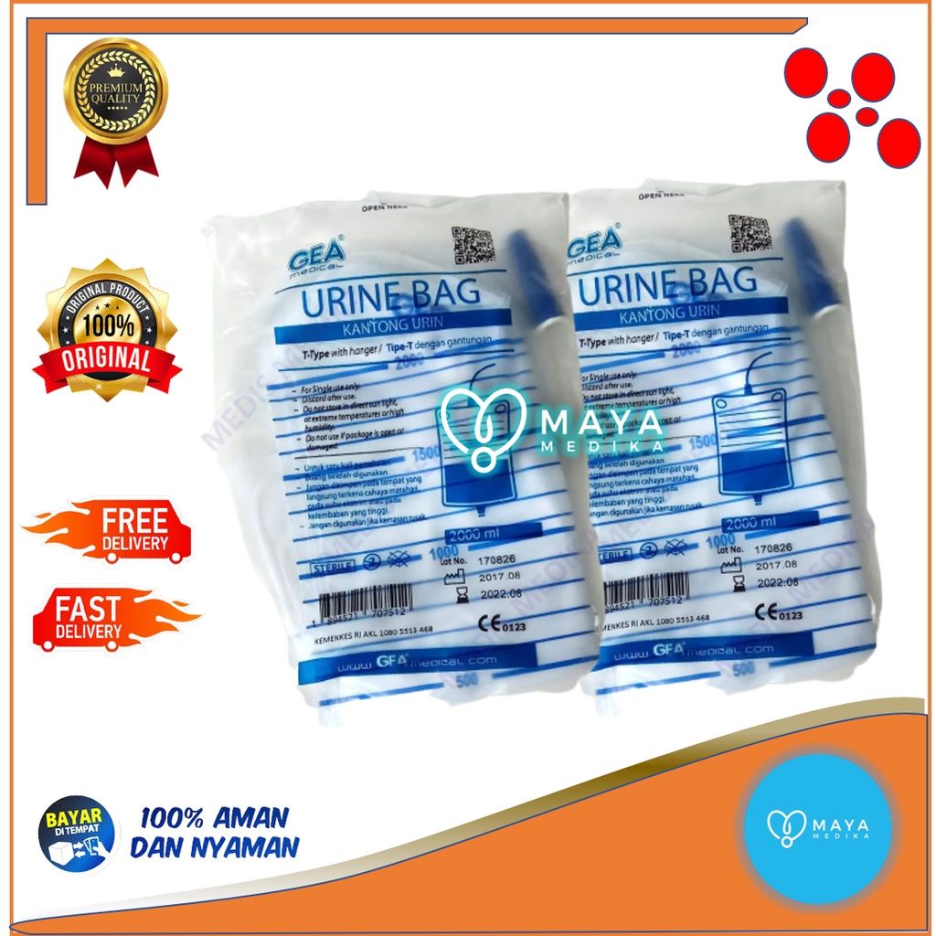 Urine Bag + Hanger GEA