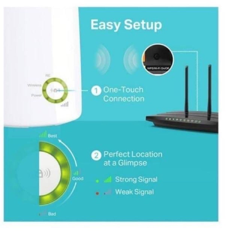 TP-LINK 300MBPS UNIVERSAL WIFI RANGE EXTENDER TL-WA854RE