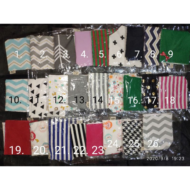 SALE LZ.H6 bib bayi segitiga bagus. celemek makan bayi. celemek Iler