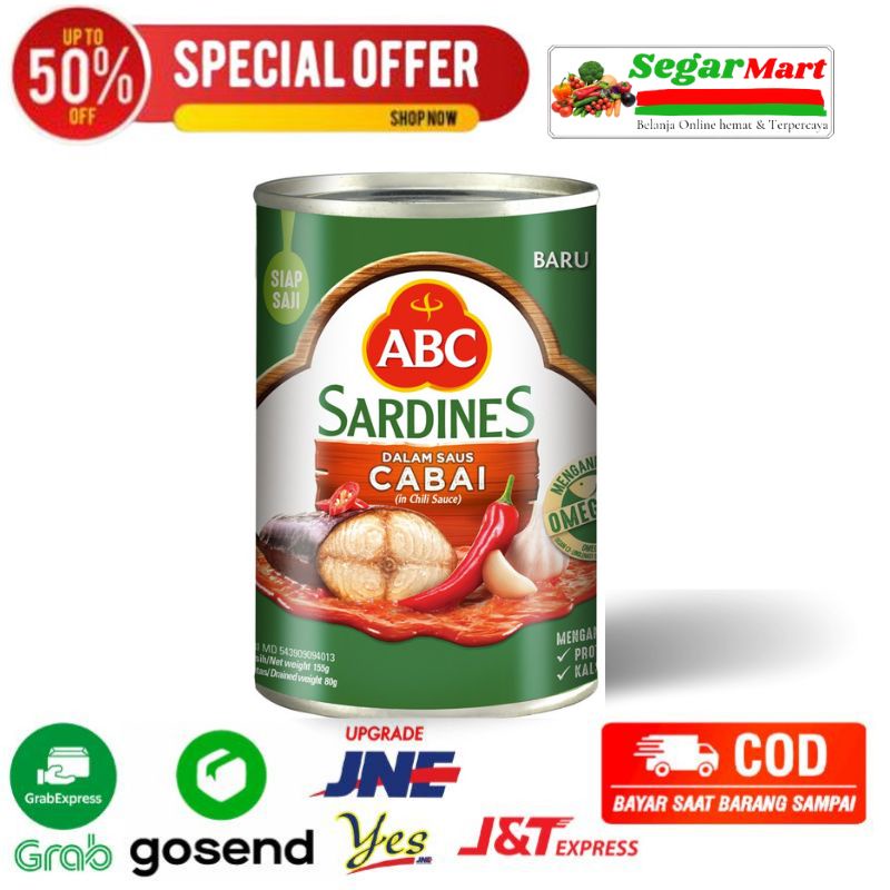 

ABC Sardines 155 gram segarmart bandung