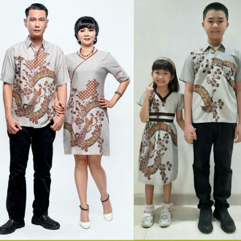 Batik cople keluarga set sarimbit couple family modern seragam kebaya terbaru natal anak inari pola